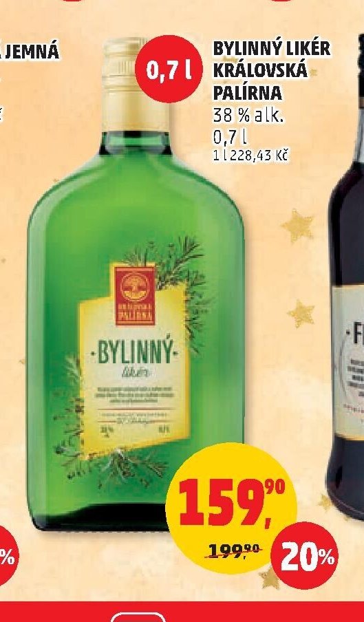 Bylinný likér Královská palírna