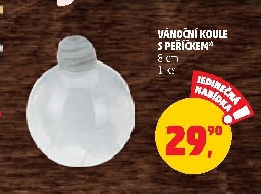 Vánoční koule s perlíčkem*