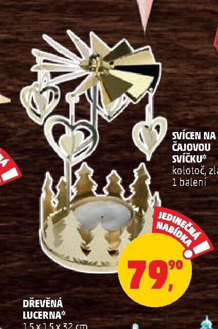 Svícen na čajovou svíčku*