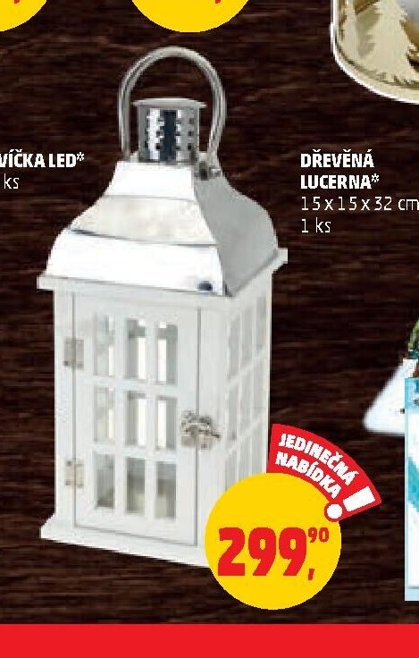 Dřevěná lucerna*