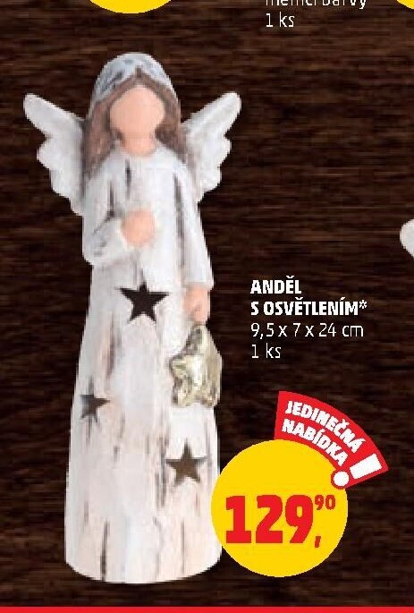 ANDĚL S OSVĚTLENÍM