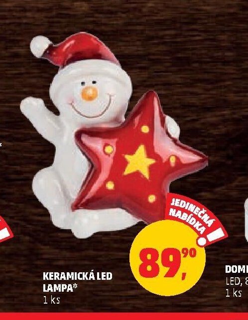 KERAMICKÁ LED LAMPA