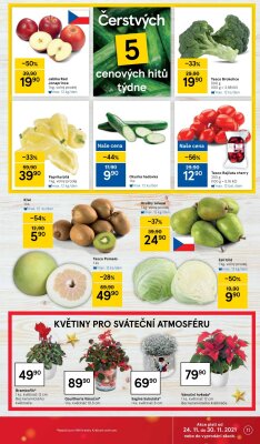 akční leták Tesco 24.11.2021-30.11.2021