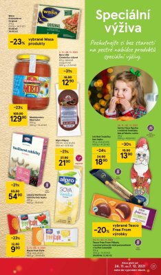 akční leták Tesco 24.11.2021-30.11.2021