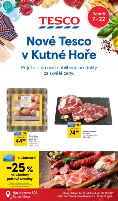 akční leták Tesco 24.11.2021-30.11.2021