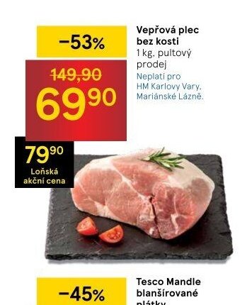 Vepřová plec bez kosti