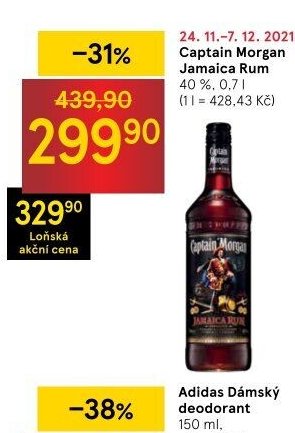 Captain Morgan Jamaica Rum