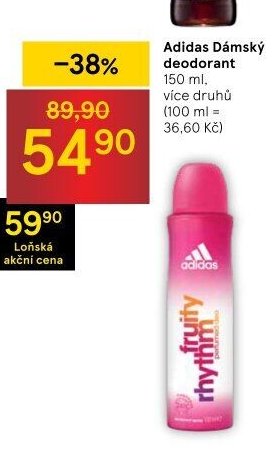 Adidas Dámský deodorant
