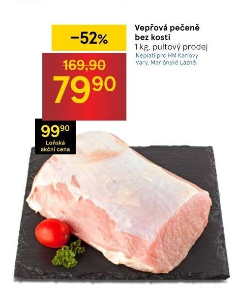 Vepřová pečeně bez kosti