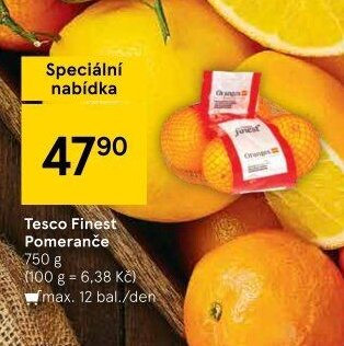 Tesco Finest Pomeranče