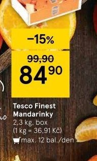 Tesco Finest Mandarinky