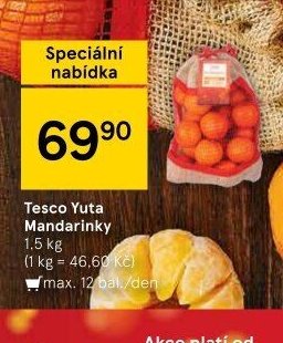 Tesco Yuta Mandarinky