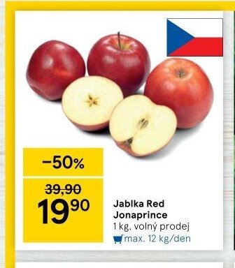 Jablka Red Jonaprince