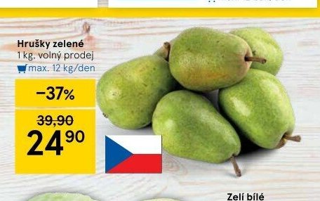 Hrušky zelené