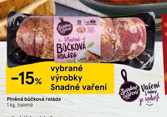 Plněná bůčková roláda