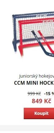Juniorský hokejový set CCM MINI HOCKEY SET