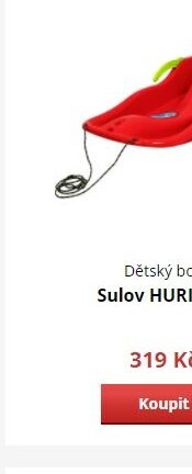 Dětský bob Sulov HURIKAN