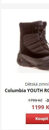 Dětská zimní obuv Columbia YOUTH ROPE TOW KIDS