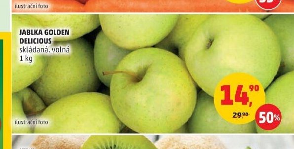 JABLKA GOLDEN DELICIOUS
