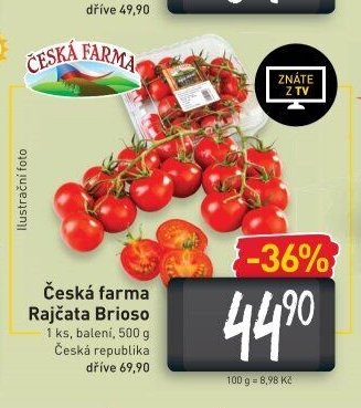 Česká farma Rajčata Brioso