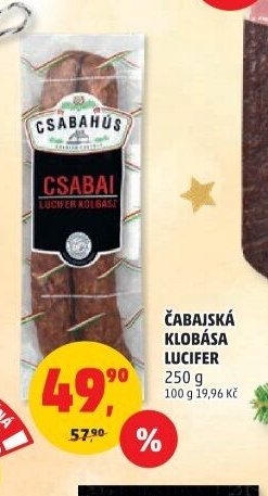 Čabajská klobása Lucifer