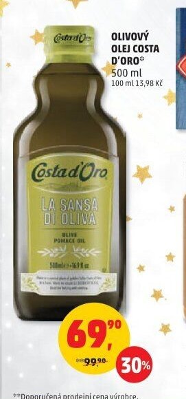 OLIVOVÝ OLEJ COSTA D'ORO