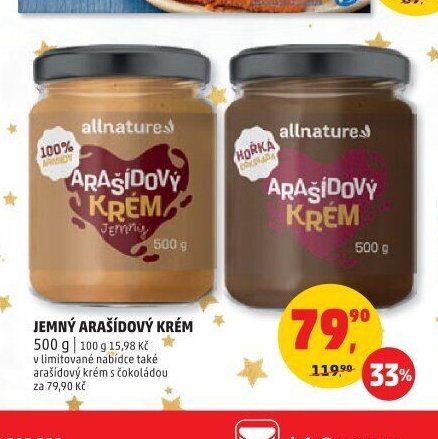 JEMNÝ ARAŠÍDOVÝ KRÉM