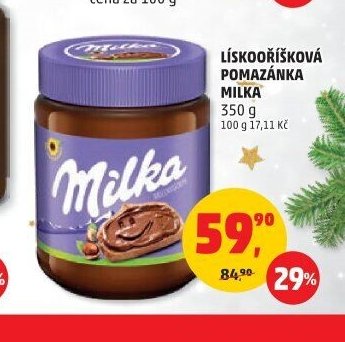 LÍSKOOŘÍŠKOVÁ POMAZÁNKA MILKA