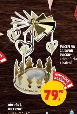 Svícen na čajovou svíčku