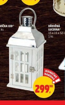 Dřevěná lucerna