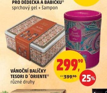 Vánoční balíčky Tesori d'Oriente