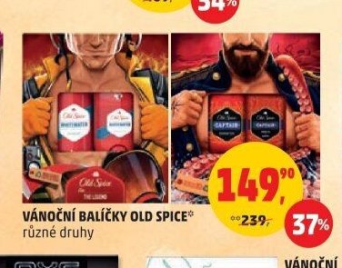 Vánoční balíčky Old Spice
