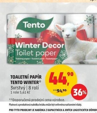 Toaletní papír Tento Winter