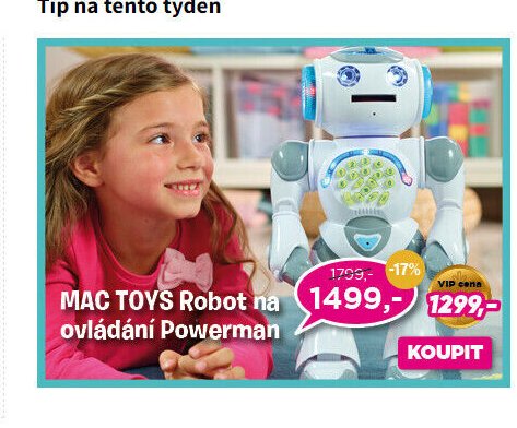 MAC TOYS Robot na ovládání Powerman