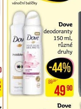 Dove deodoranty 150 ml, různé druhy