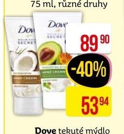 Dove krém na ruce kokos, avokádo 75 ml, různé druhy