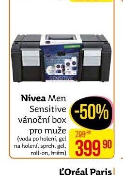 Nivea Men Sensitive vánoční box pro muže