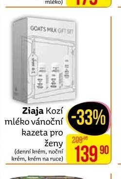 Ziaja Kozí mléko vánoční kazeta pro ženy