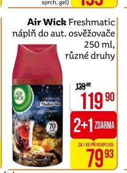 Air Wick Freshmatic náplň do aut. osvěžovače