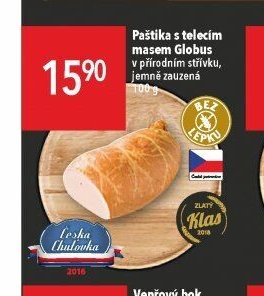 Paštika s telecím masem Globus