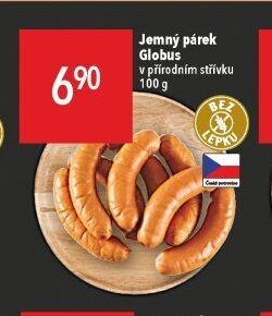 Jemný párek Globus