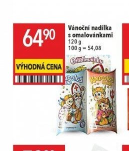 Vánoční nadílka s omalovánkami 120 g