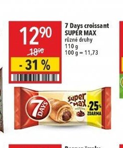 7 Days croissant SUPER MAX 110 g