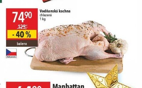 Vodňanská kachna chlazená 1 kg