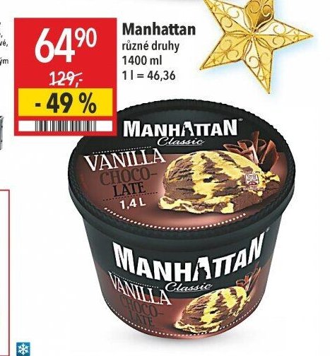 Manhattan různé druhy 1400 ml