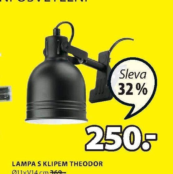 LAMPA S KLIPEM THEODOR - Jysk akcniletaky.com