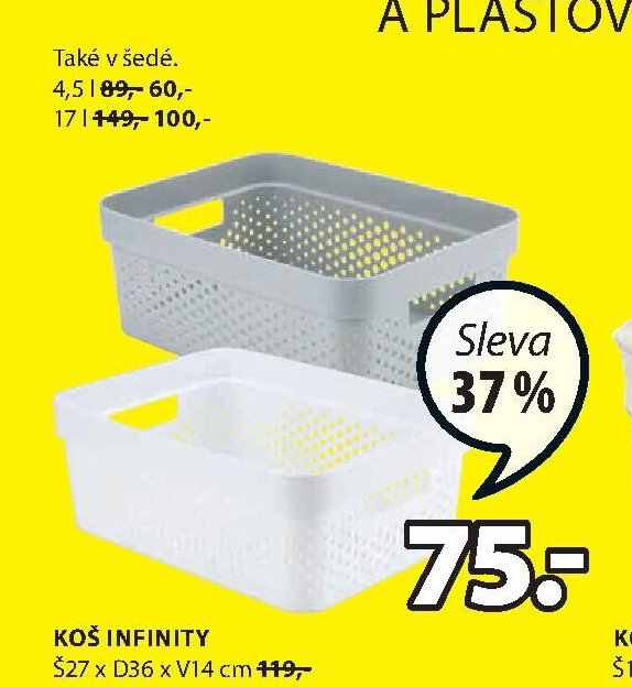 KOŠ INFINITY - Jysk akcniletaky.com
