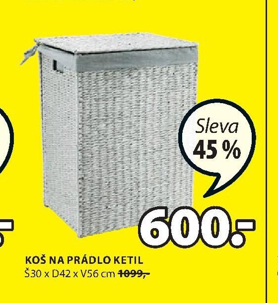 KOŠ NA PRÁDLO KETIL - Jysk akcniletaky.com