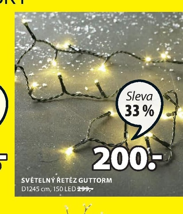 SVĚTELNÝ ŘETĚZ GUTTORM - Jysk akcniletaky.com