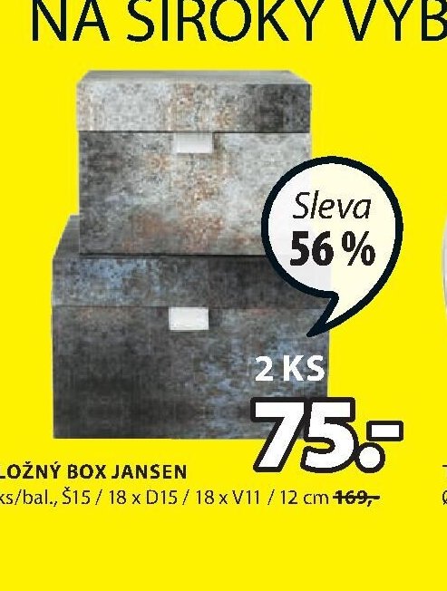 ÚLOŽNÝ BOX JANSEN - Jysk akcniletaky.com